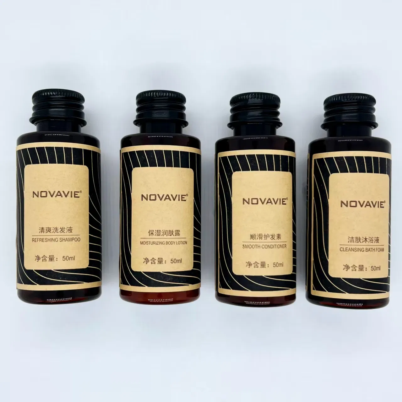 Premium Hotel Conditioner and Body Wash in Bottles 02