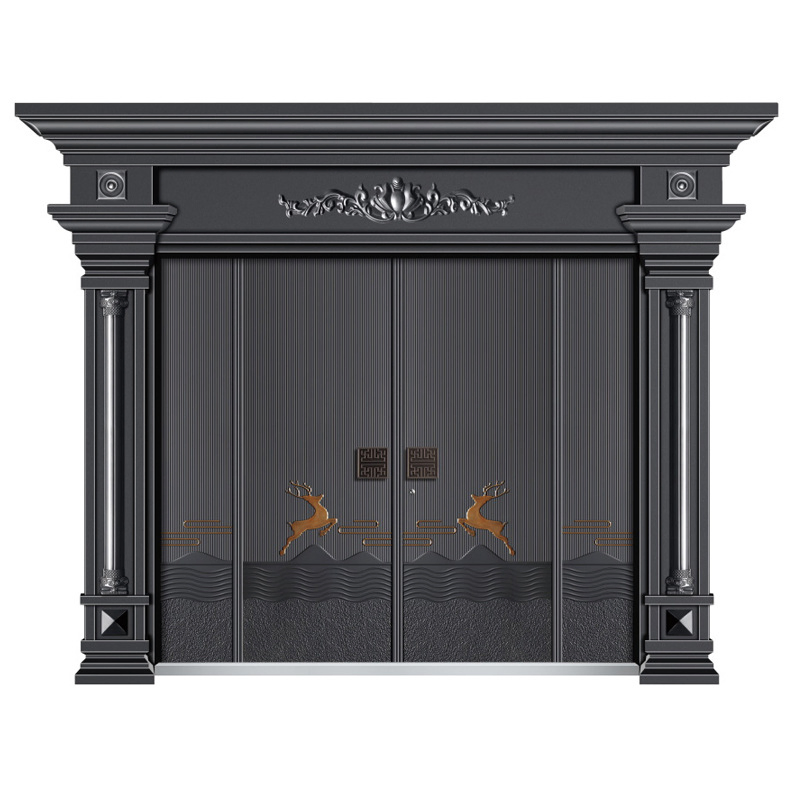 Metal Window Modern Aluminum Doors for Home Use Come in Various Styles.