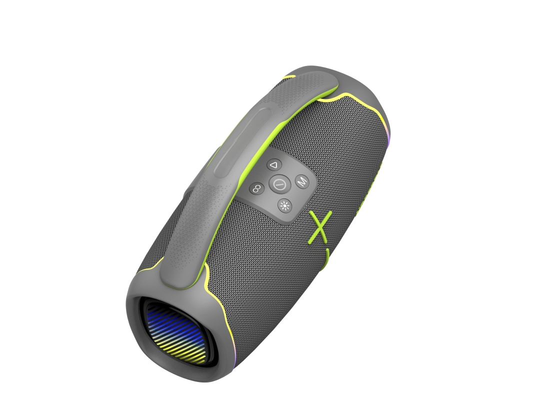 50W RMS Portable Wireless Outdoor Audio Boombox Riding Subwoofer Bluetooth Party Speaker