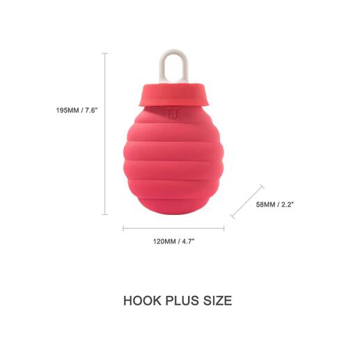 Hot Water Bottle with Soft Fleece Cover