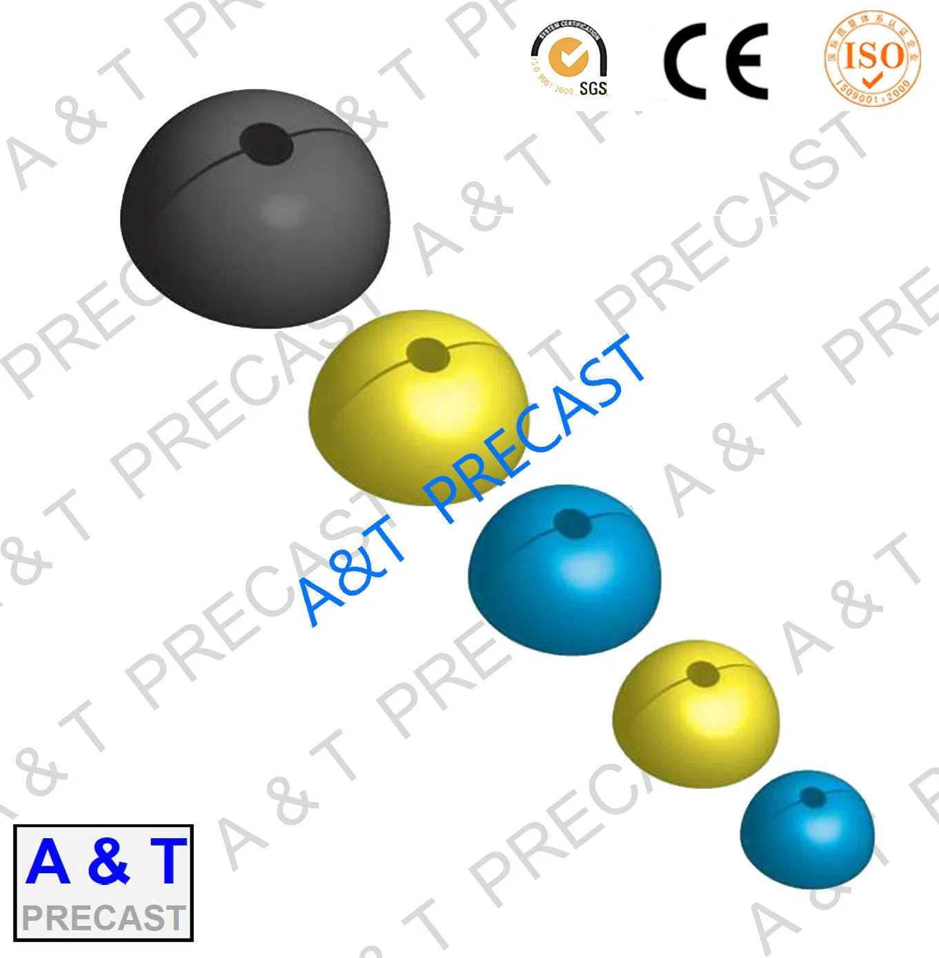 Round Rubber Recess Former for Construction with High Quality