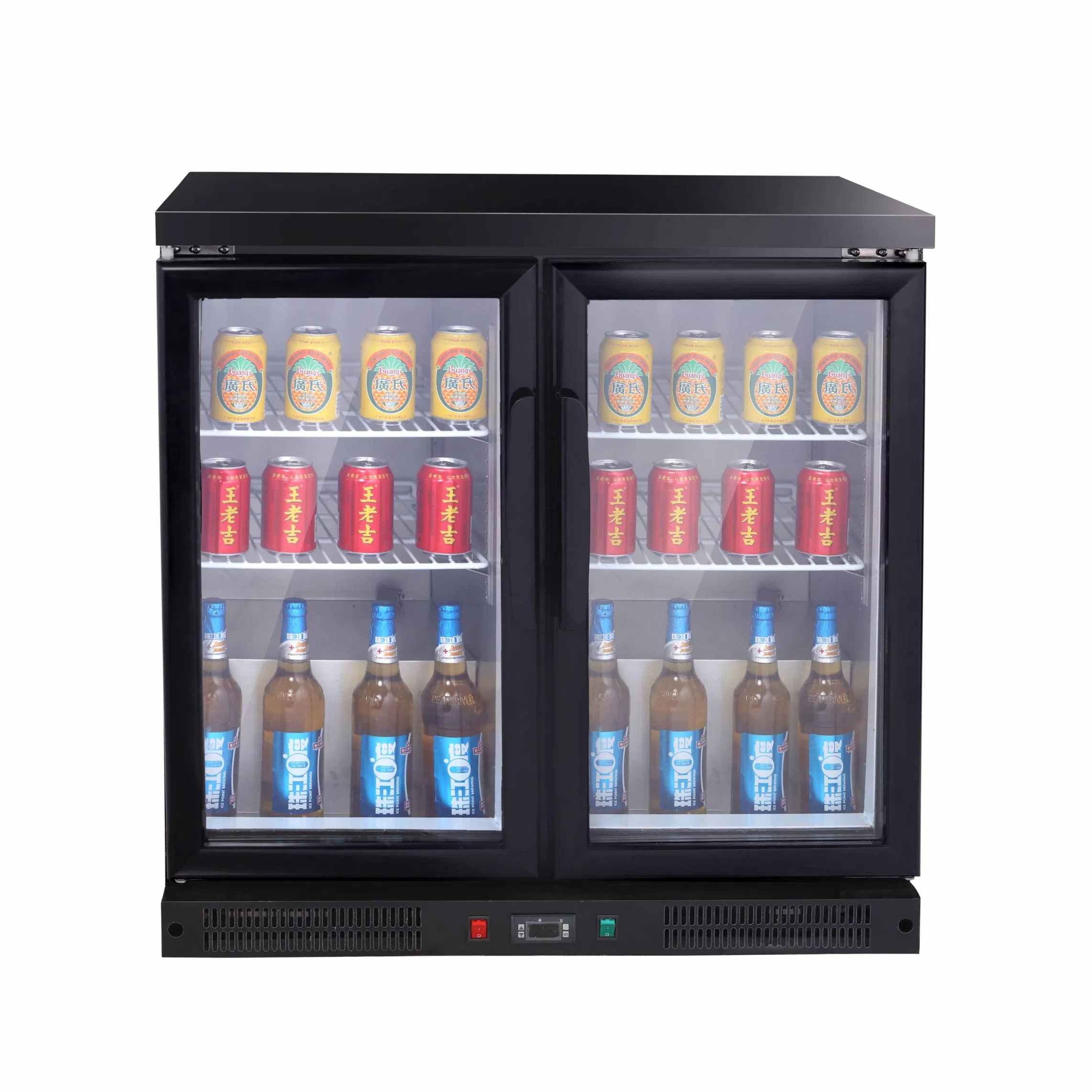 Commercial / Household Mini Glass Door Refrigerator/Fridge/Cooler/Chiller