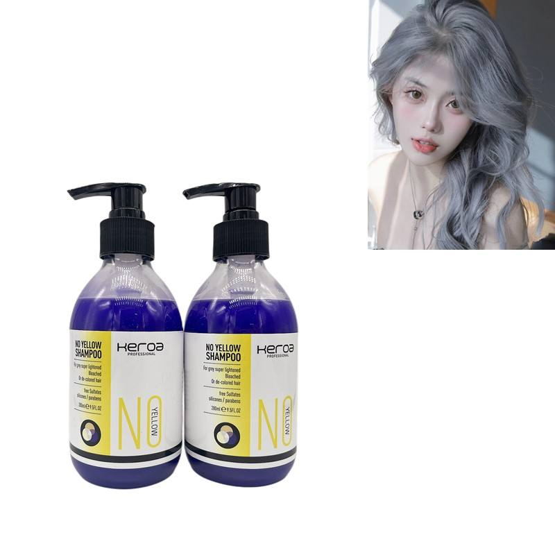 Factory Supply Neutralize Brassy Tones Purple No Yellow Shampoo 280ml