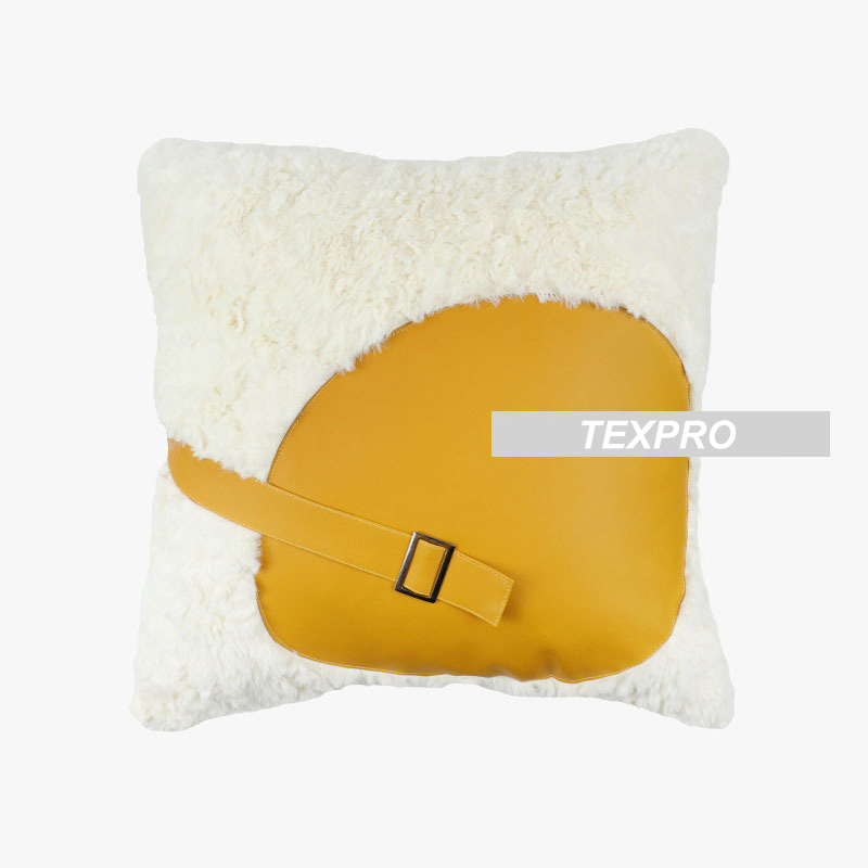 Pillowcases PU Modern Farmhouse Neutral Decorative Faux Leather Pillowcases