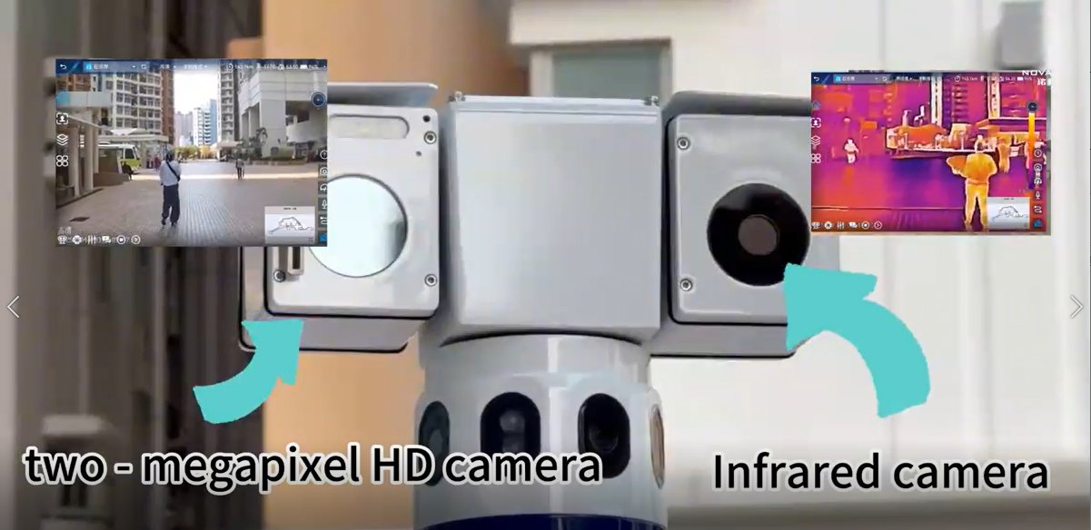 Autonomous Smart Security Ai Face Recognition Security Robot