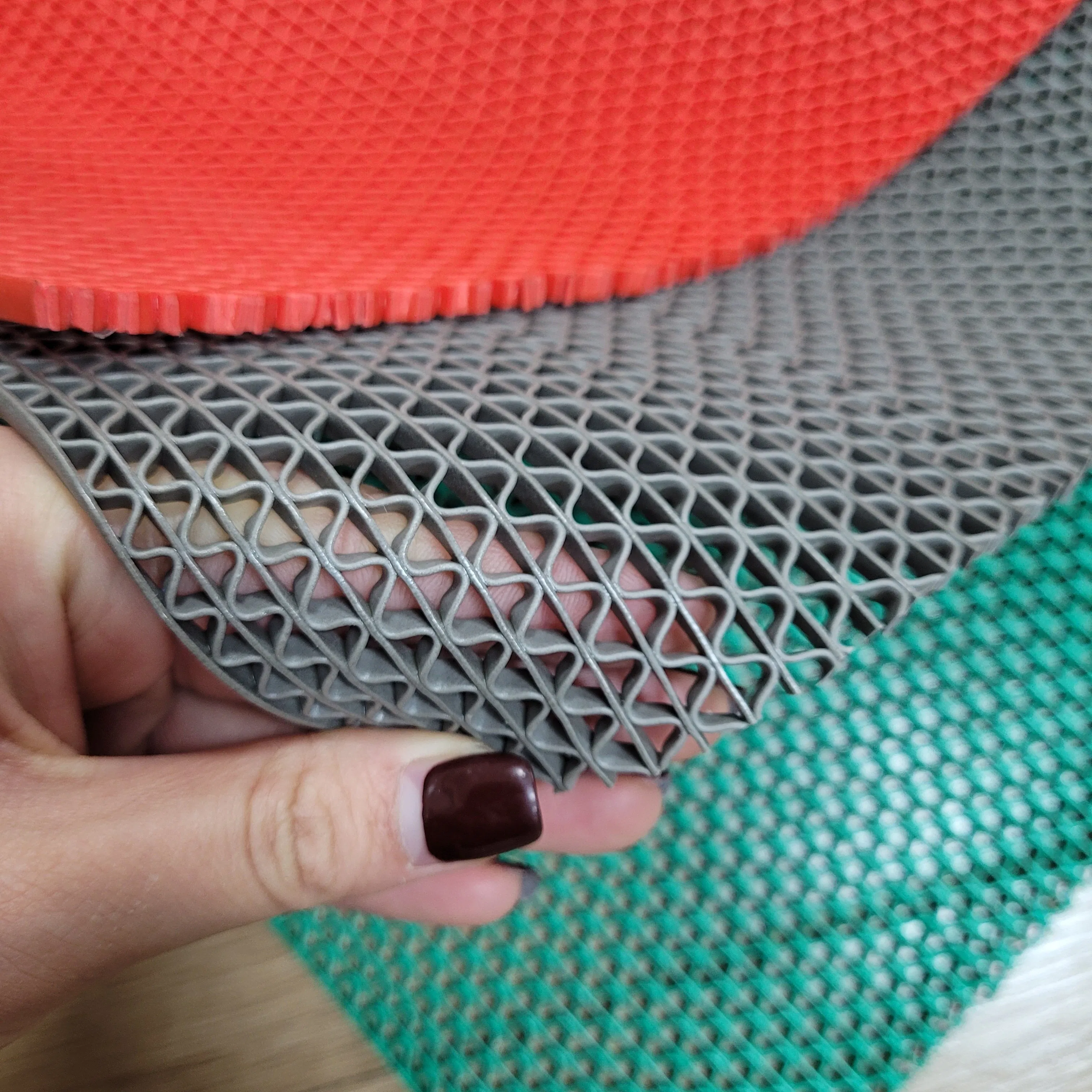 Swimming Pool Waterproof Kitchen Bathroom Snake Hollow Z Roll PVC S Mat