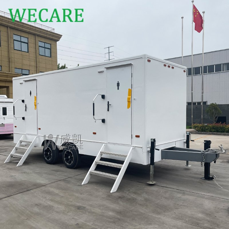 Wecare Mobile Portable Toilets Mobile Plastic Portable Toilet Restroom Trailer Campers