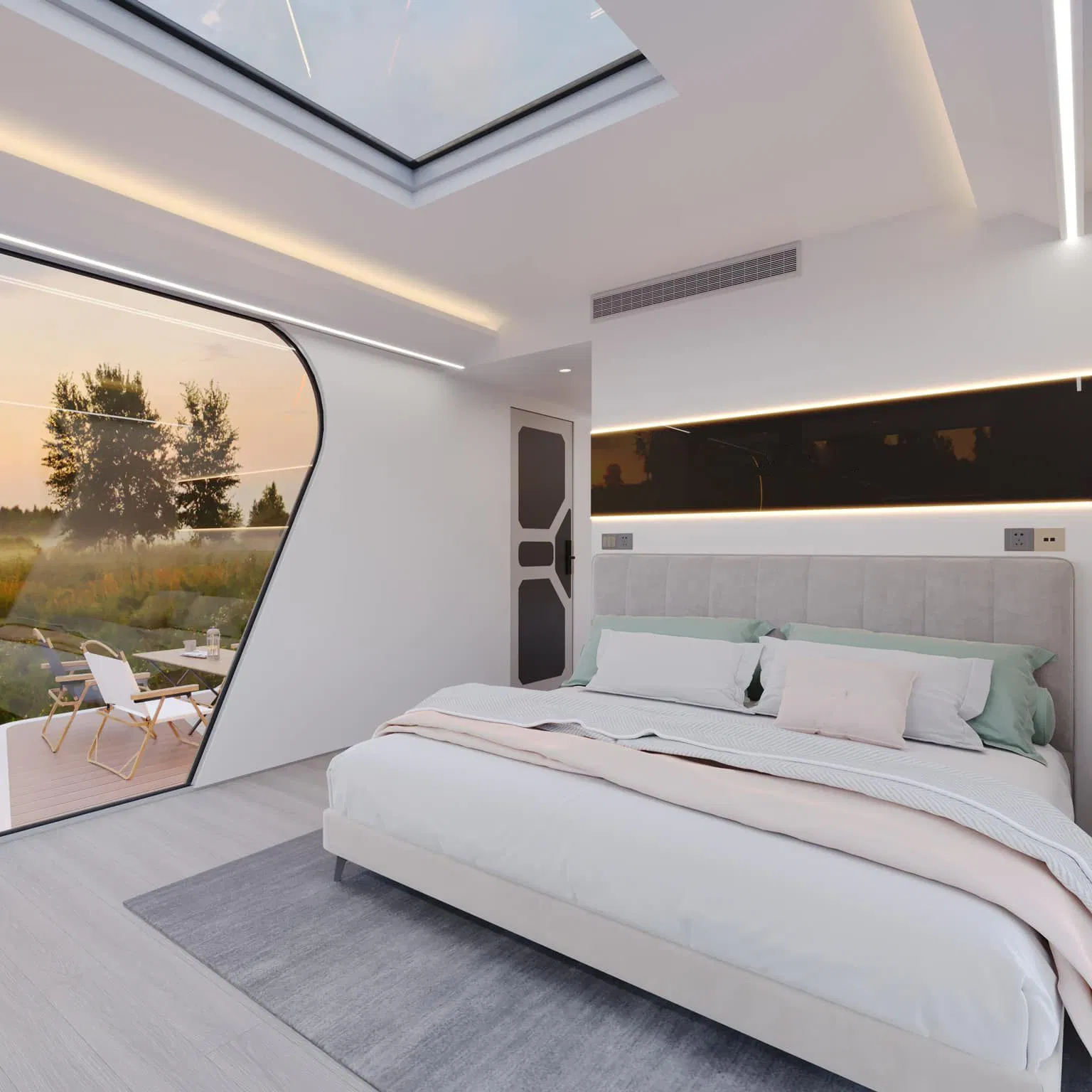 Smart Removable Homes Camping Capsule House with Bathroom Prefab House Villas