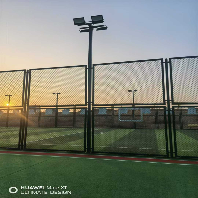 9 Gauge 3.0mm Galvanized Chain Link Fence Diamond Wire Mesh Fence Cyclone Chain Link Mesh Fencing