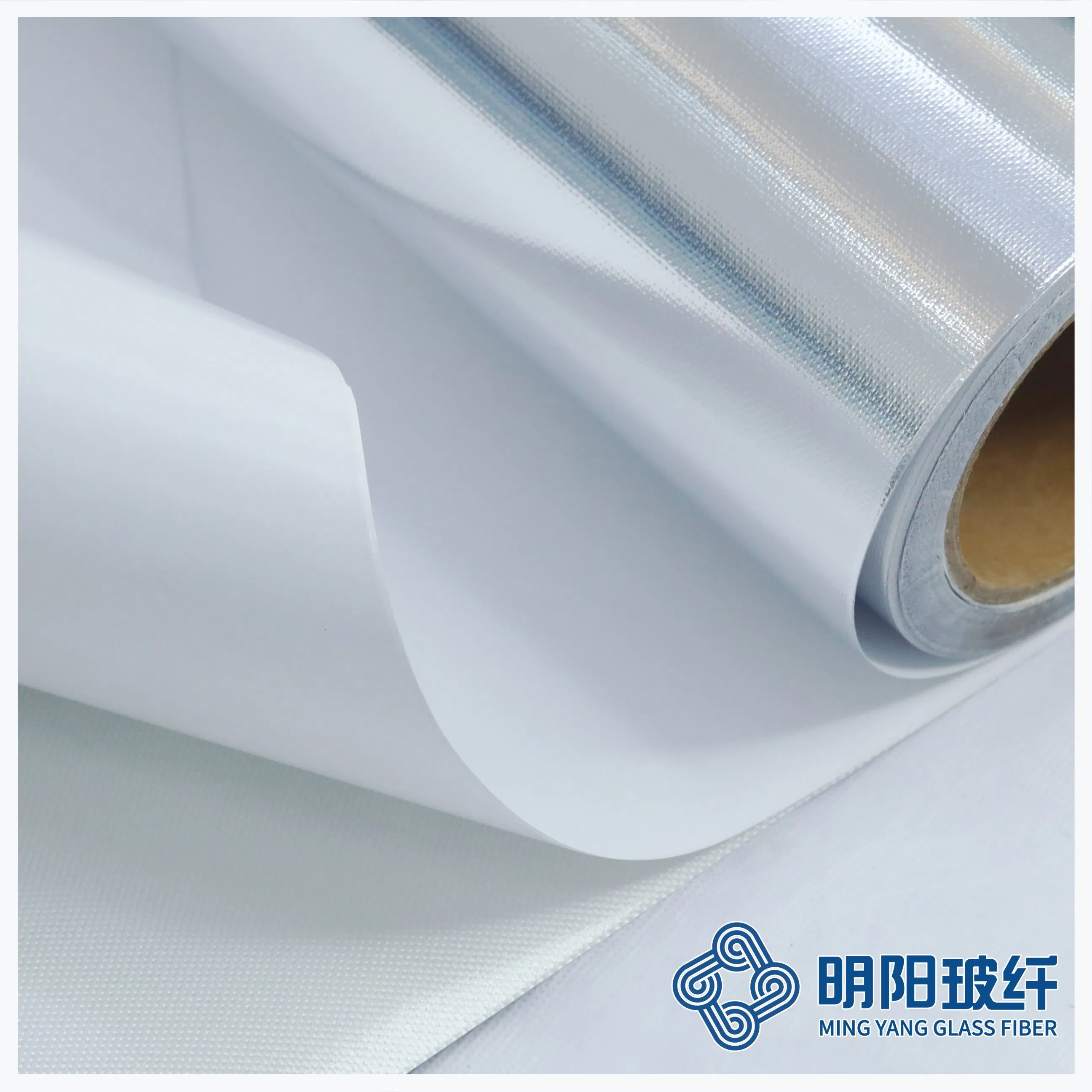 Aluminum Foil Coated Fiberglass Cloth Anti Water Waterproof & Fireproof & Heat Insulating