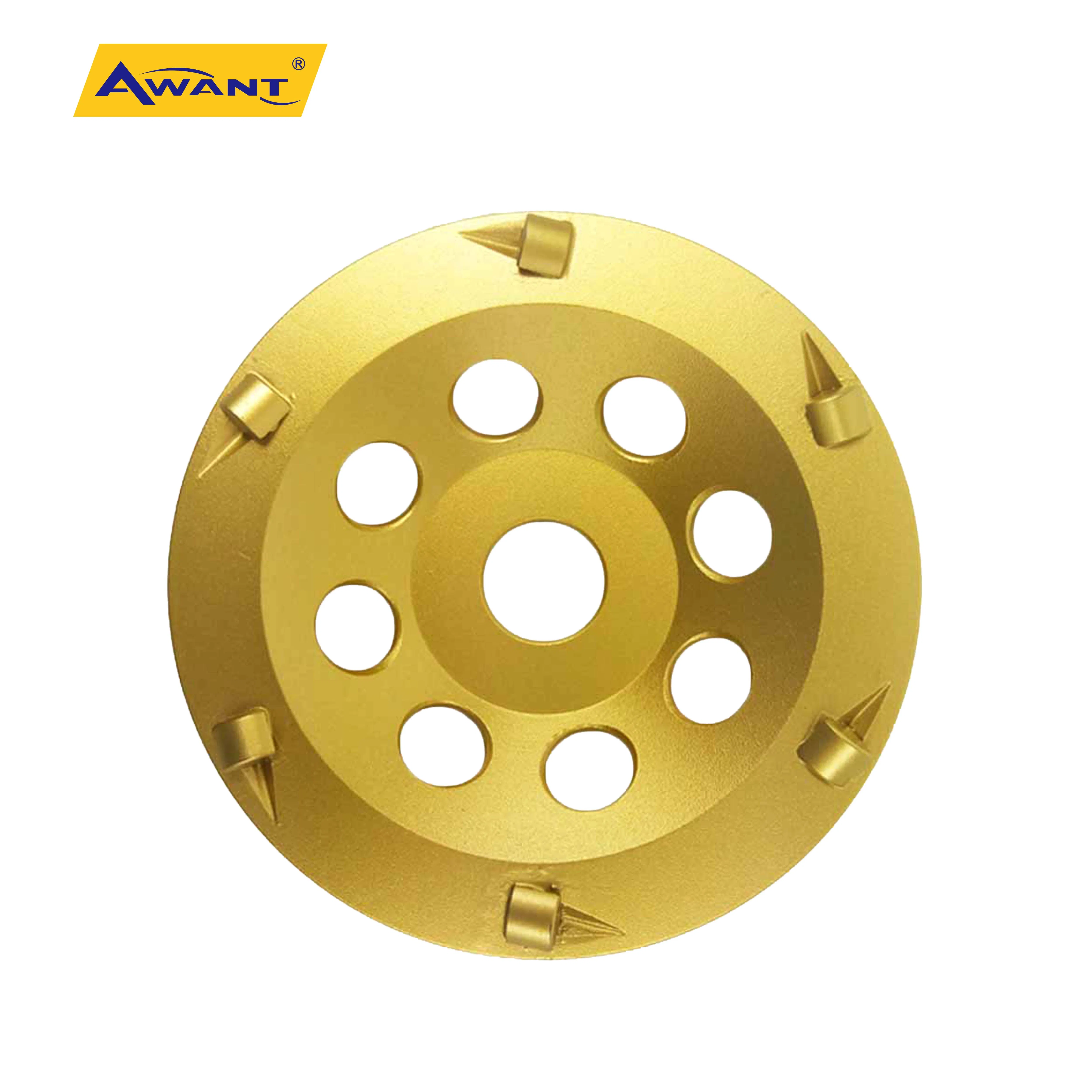 Shining 5 Inch 125mm PCD Diamond Cup Wheel for Epoxy Floor Paint