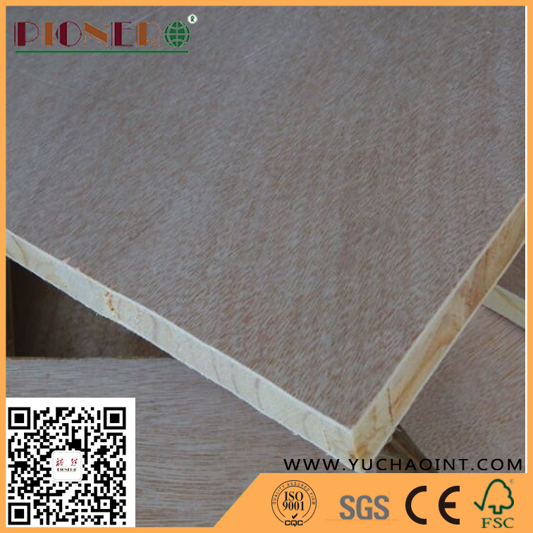 Engineered Veneer Faced Blockboard for Decoration