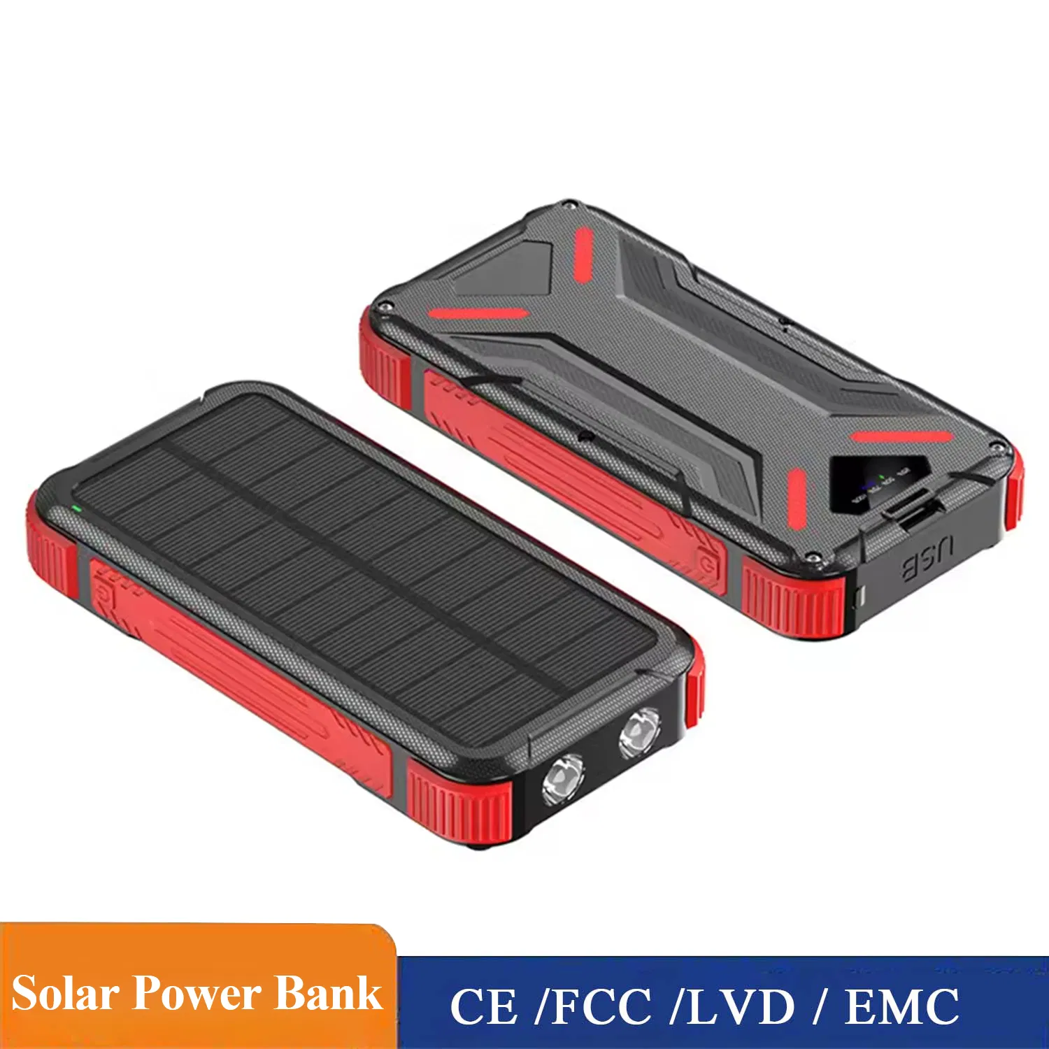 High-Capacity 20000mAh Portable Power Bank for Outdoor Enthusiasts