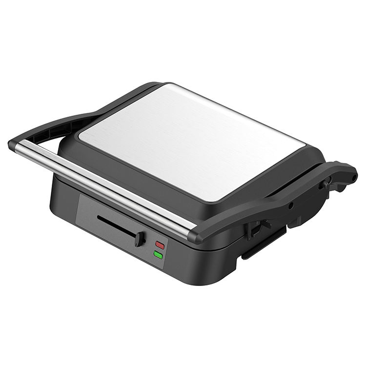 4 Slice S/S 2200W Nonstick Panini Maker Grill for Household