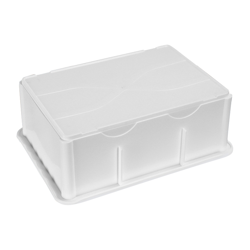 White Plastic Bread Storage Inches Dough Box with Lid
