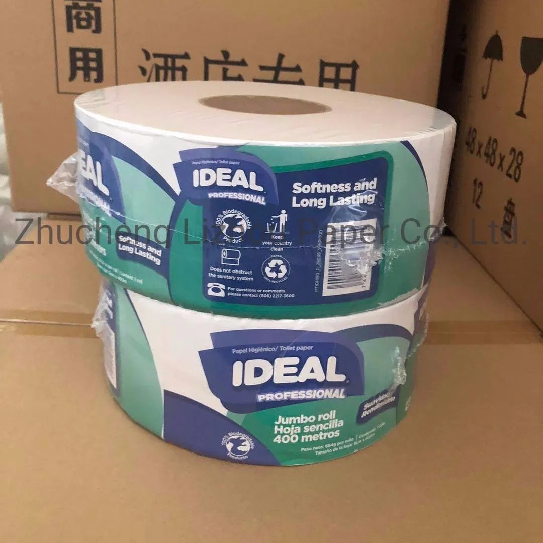 Wholesale Cheap Wood Pulp Jumbo Roll Toilet Bathroom Tissue Paper