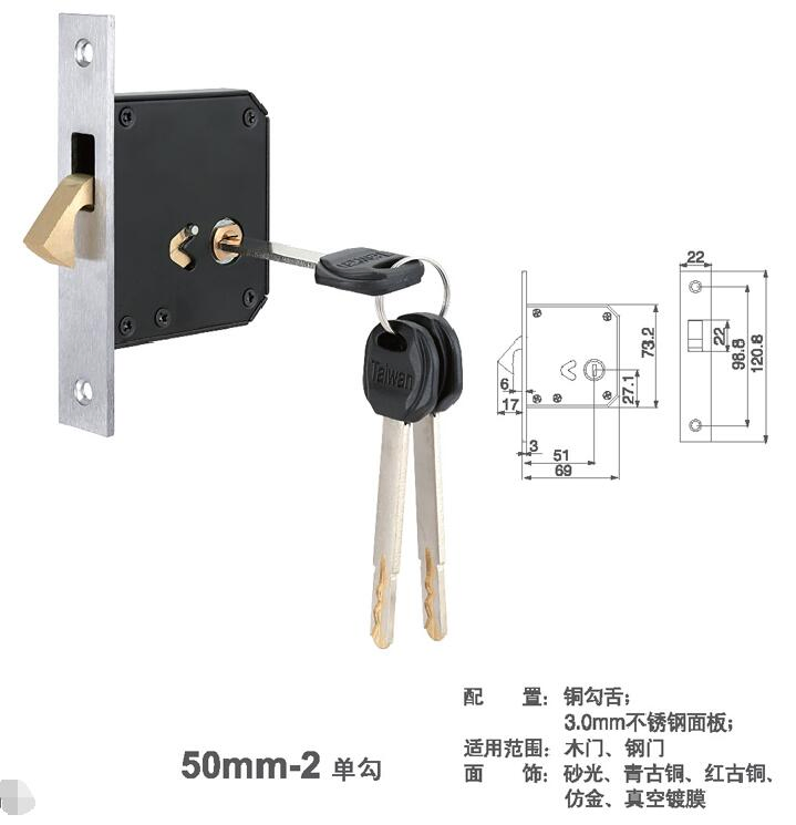 High Security Heavy Cylindrical 4 Bolt Lockbody