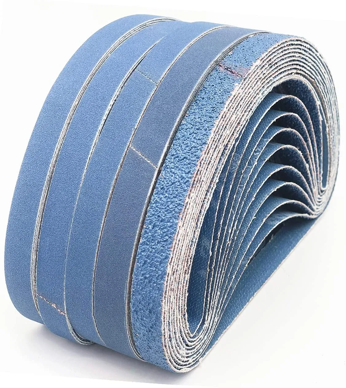 Шлифовальные ленты Blue Zirconia 330x10 мм, набор зернистости