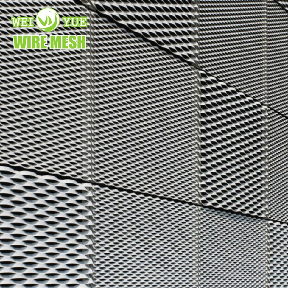 Aluminum Galvanized Expanded Metal Mesh for Outdoor Building Materials/Fence/Ceiling/Facade Cladding/Building
