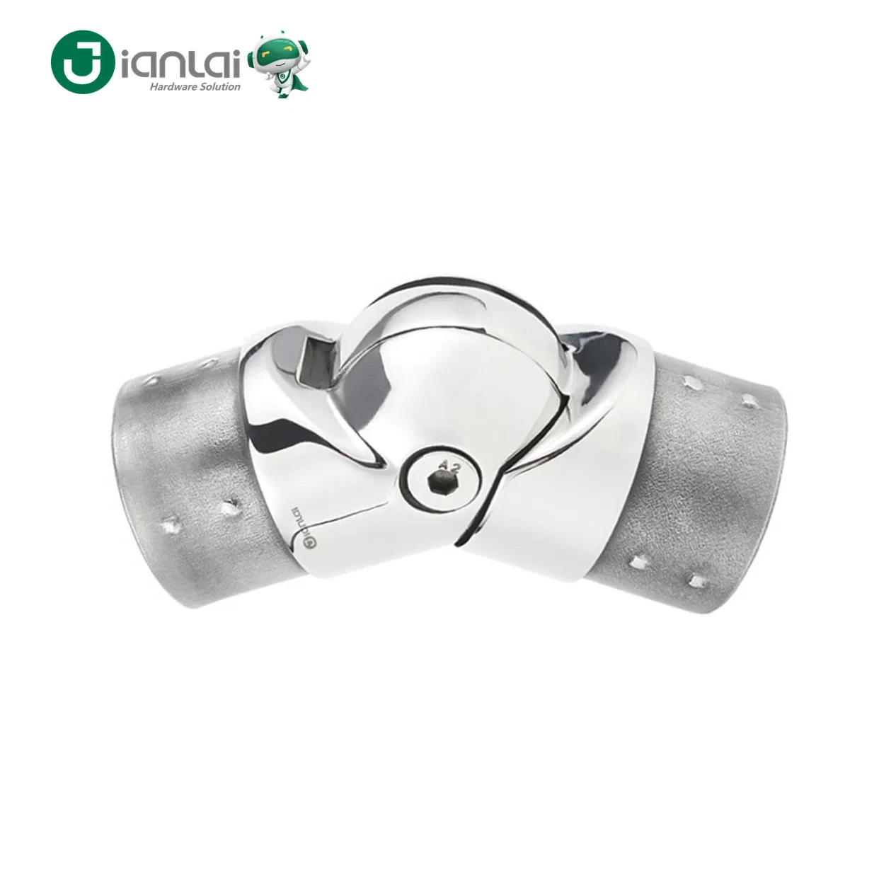 Handrail Fittings Stainless Steel Metal Top Hand Rail 90 Degree Corner Elbow