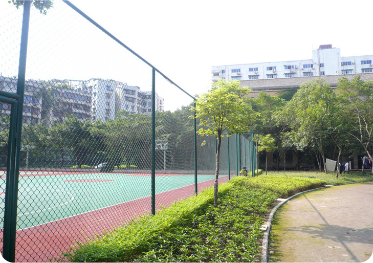 Barrier Galvanized Chain Link Football Basketball Fence