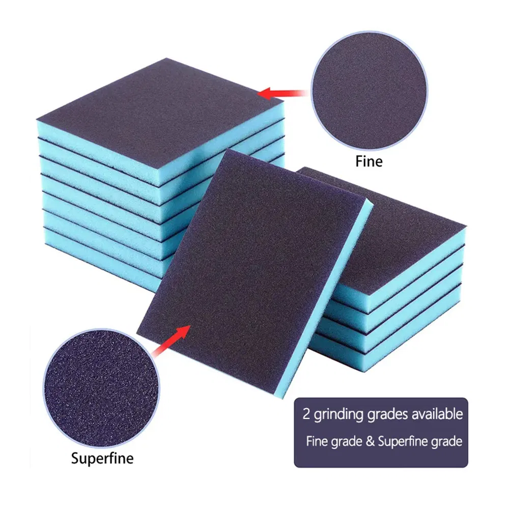 Абразивная шлифовальная губка 120x100x12 мм для грубой обработки