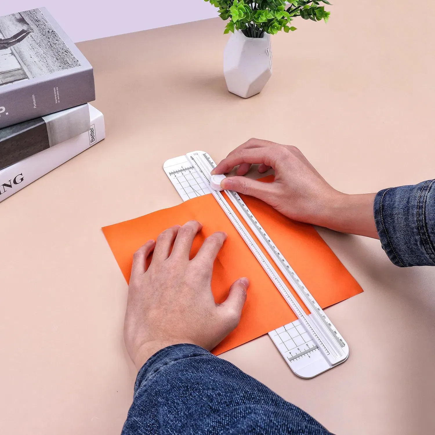 Wd-819 Mini Sliding Paper Cutter Safety Paper Cutter A4 Rotary Paper Trimmer