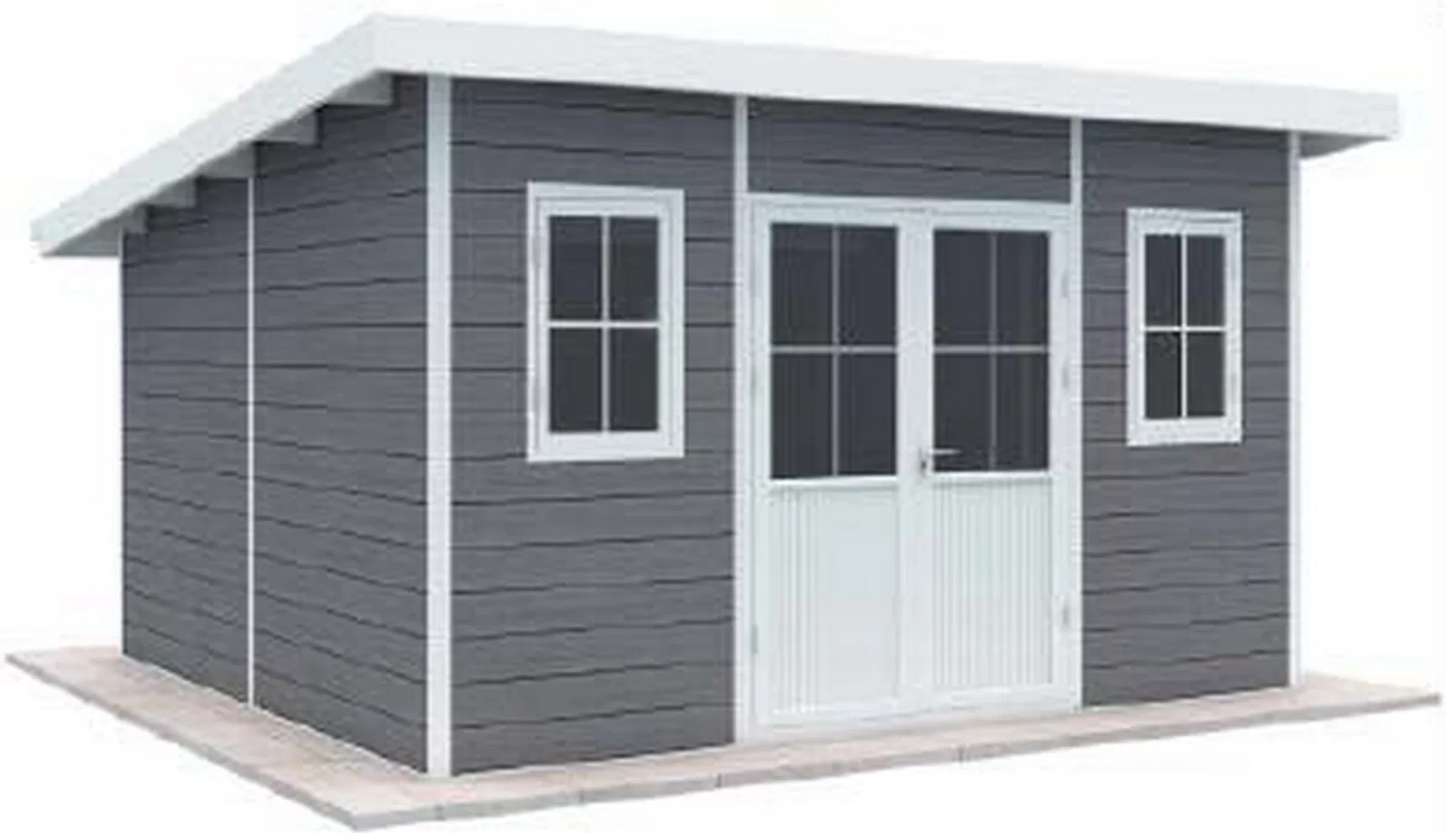Easily Assembled Powder Coated Storage Outdoor Polycarbonate Plastic Garden Sheds