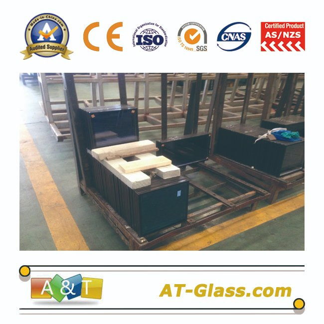 6mm+9A+6mm Bronze Toughened Glass Low-E Insulated Glass for Furniture