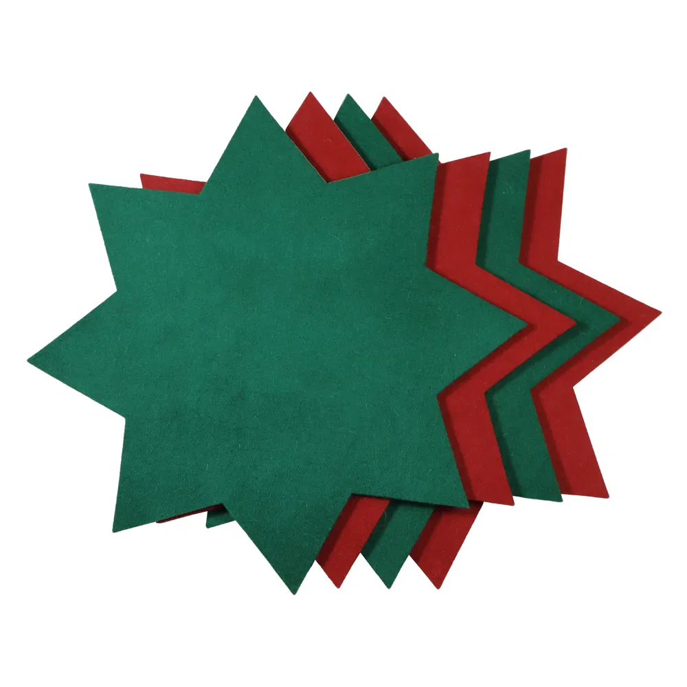 Christmas Placemats for Dining Table Seasonal Winter Xmas Holiday Thanksgiving Felt Table Mats