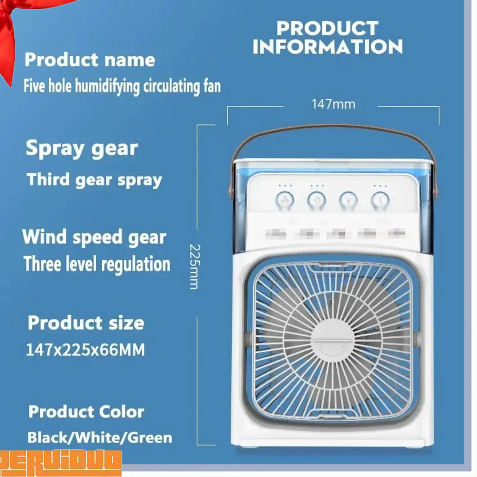 Factory Wholesale Personal Mini Air Cooler Evaporative Cooling Fan with 7 Color LED Lights 3 Wind Speeds Timer 1/2/3h Nightstand Desktop Use