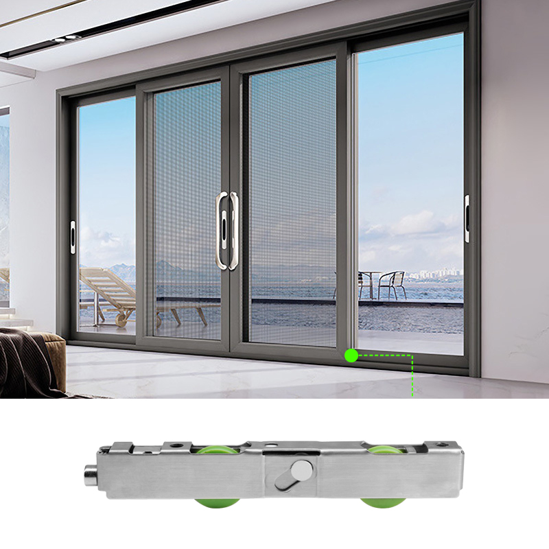 Aluminum Sliding Window Wheels Adjustable Heavy Duty Balcony Door Sliding Roller Factory Price