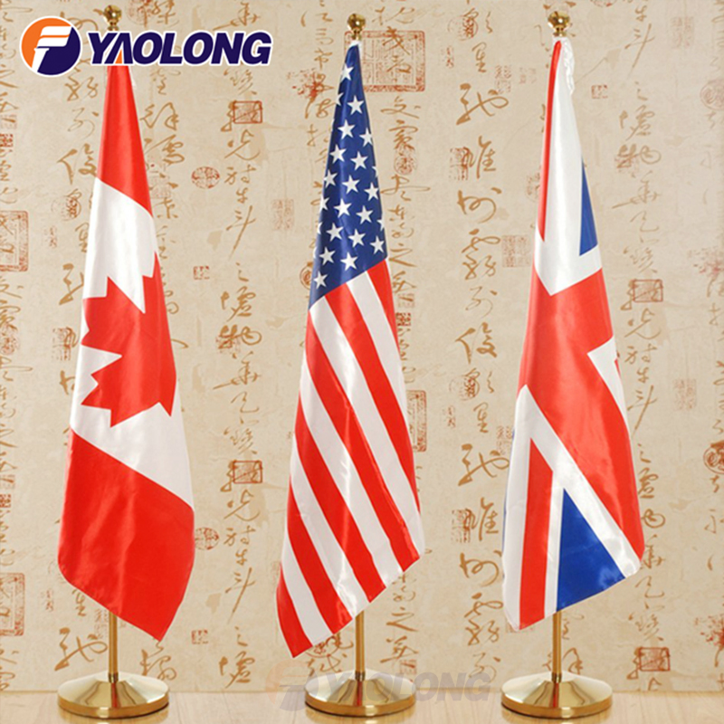 High Quality Official Decorating Flag Pole Stand Stainless Steel/Aluminum Flagpole for Sale