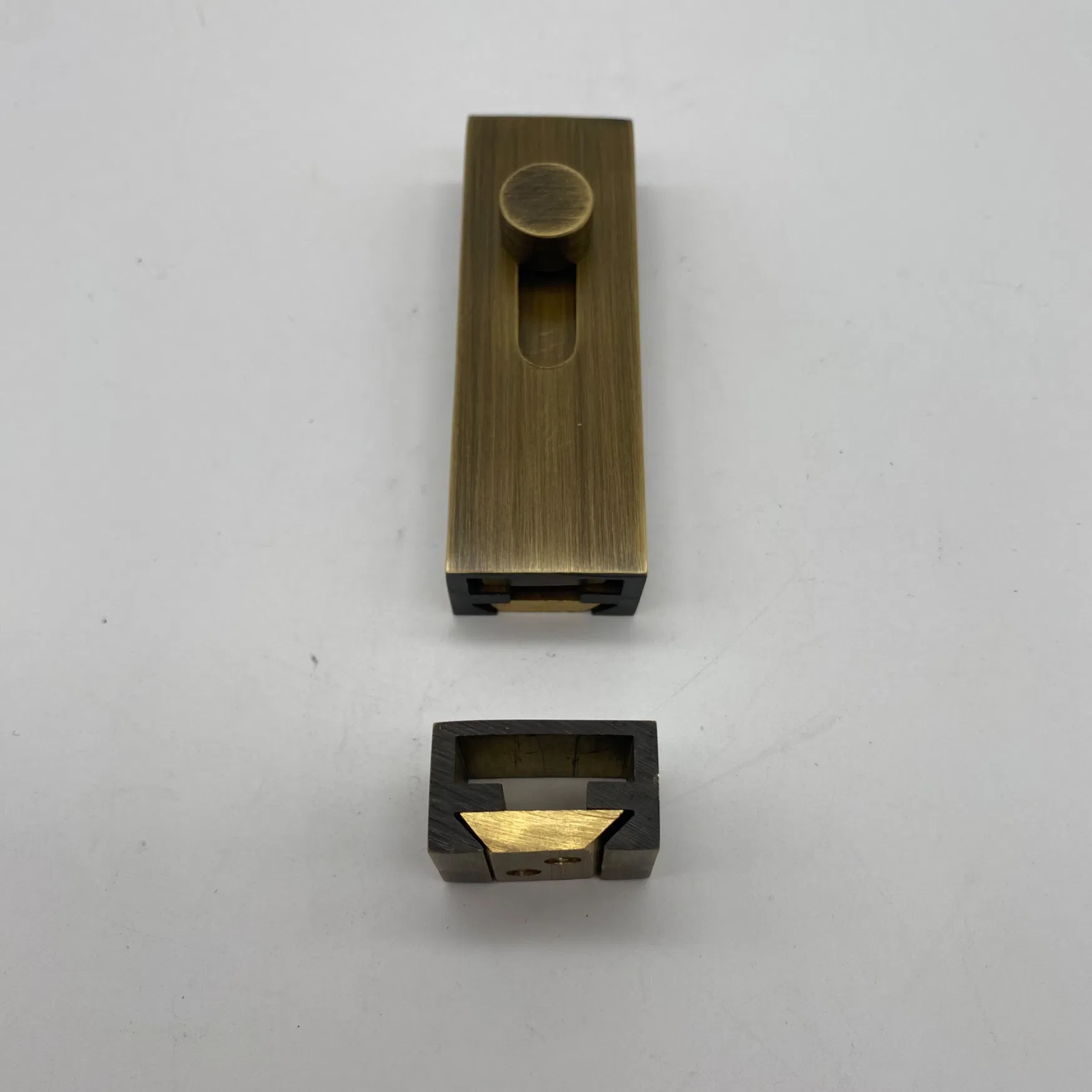 Antique Brass Square Section Barrel Bolt Door Bolt