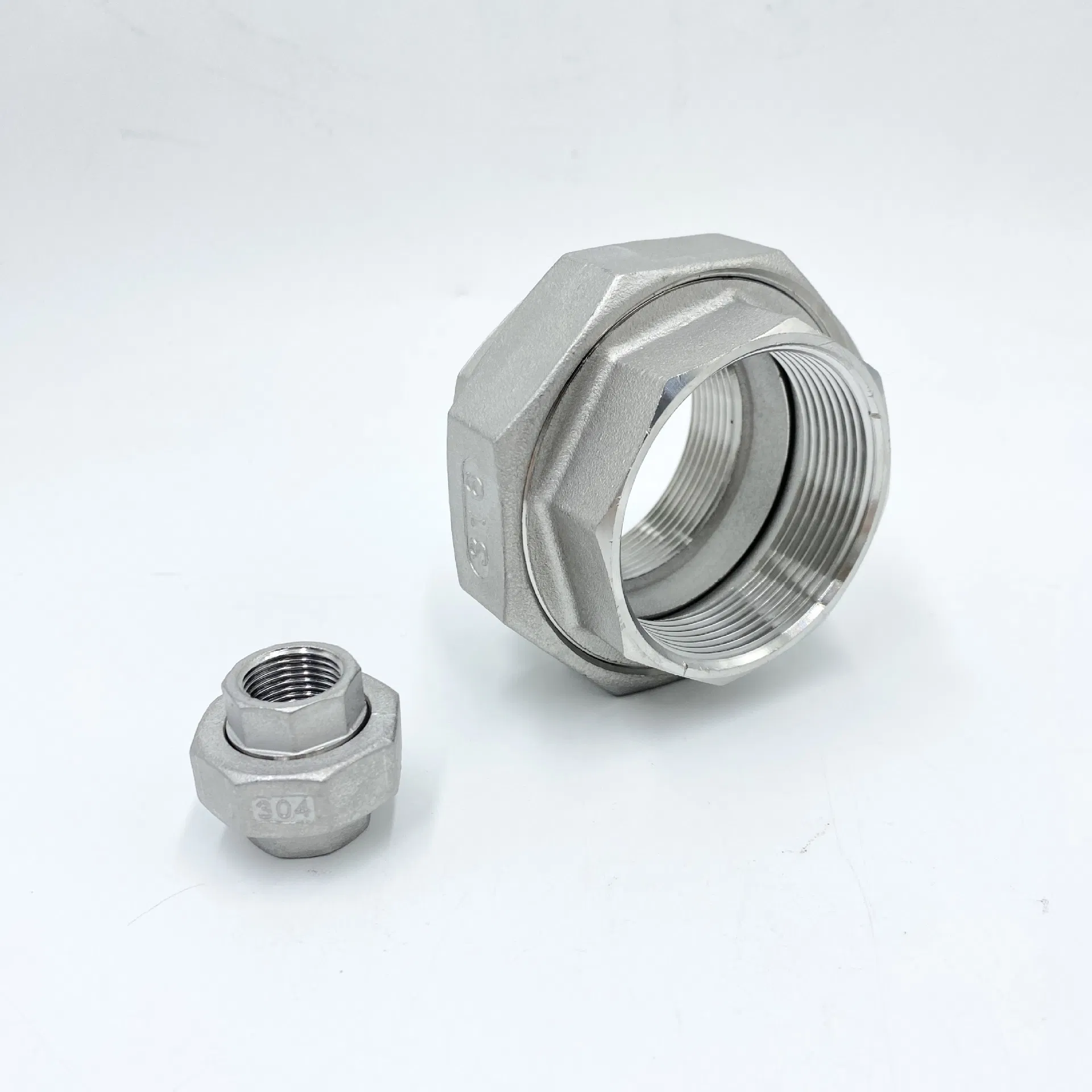 Premium Heavy-Duty 316 Stainless Steel BSPT Union Connector Fitting