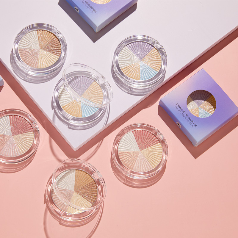 3D Highlight Disc Clear Color Combination 5-in-1 Bloom Powder