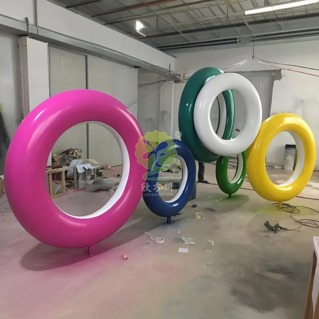 Outdoor Park Landscape Fiberglass Special-Shaped Movement Facilities Abstract Art Decoration Sculpture Manufacturer