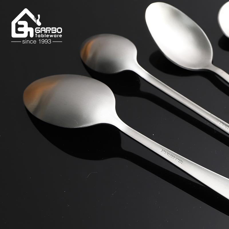 6-Piece Silver Stainless Steel Cutlery Sets - Handmade and Safe