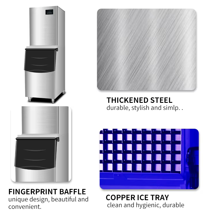 500kg Ice Cube Machine Commercial Wholesale High Production
