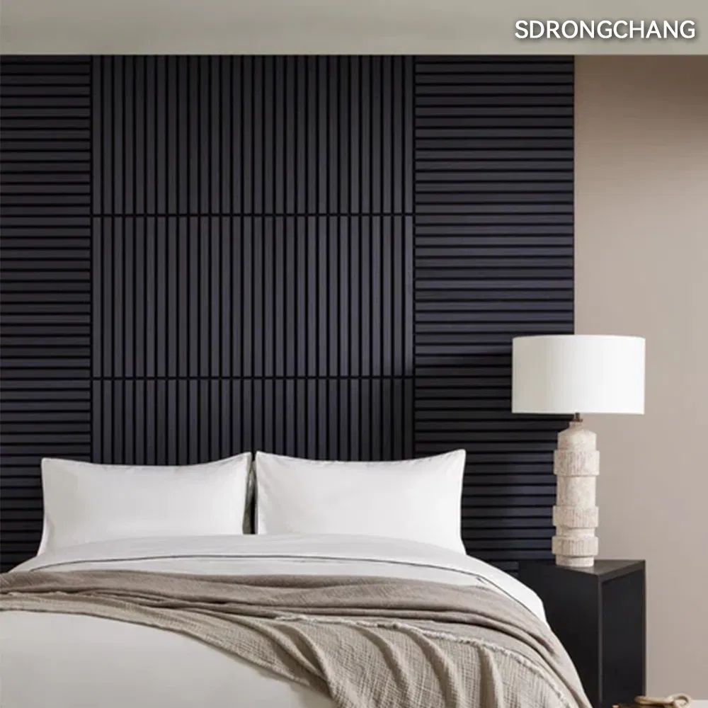 MDF Akupanel Diffusion Slat Ceiling Sound Proof Wall Wooden Veneer Acoustic Panels