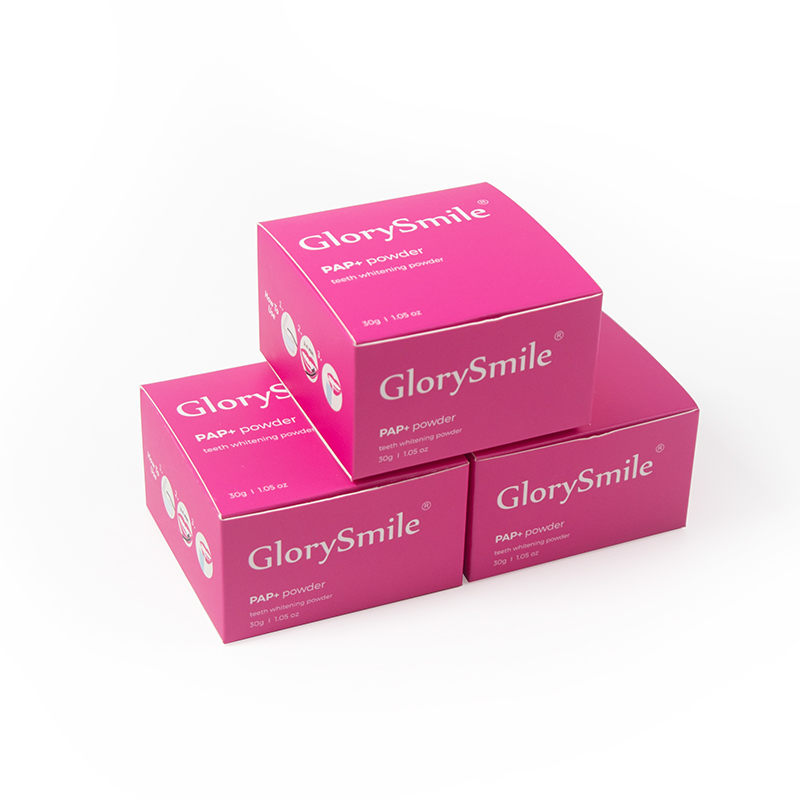 CE Approved Organic White Powder Non Peroxide Pap Teeth Whitening Powder 30g Custom Logo