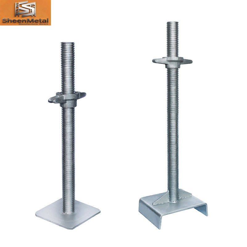 Galvanized Scaffolding Accessories Screw U Head Jack Scaffolding Jack Base