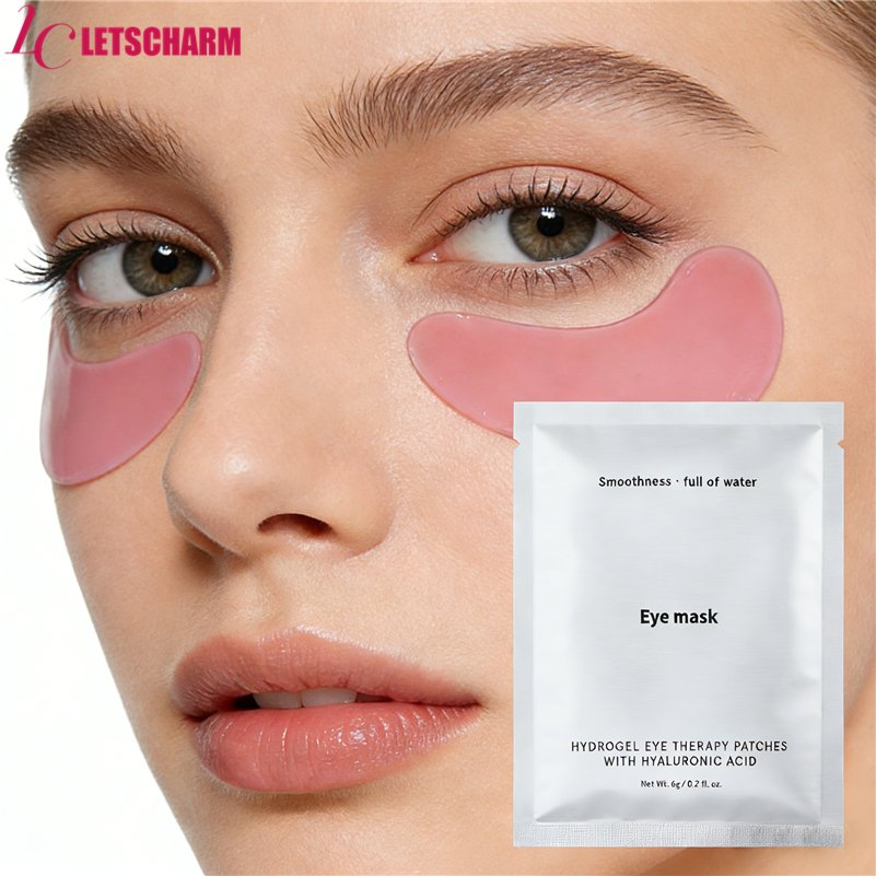Ls162 Wholesale Pink Eye Patches for Hydration and Brightening