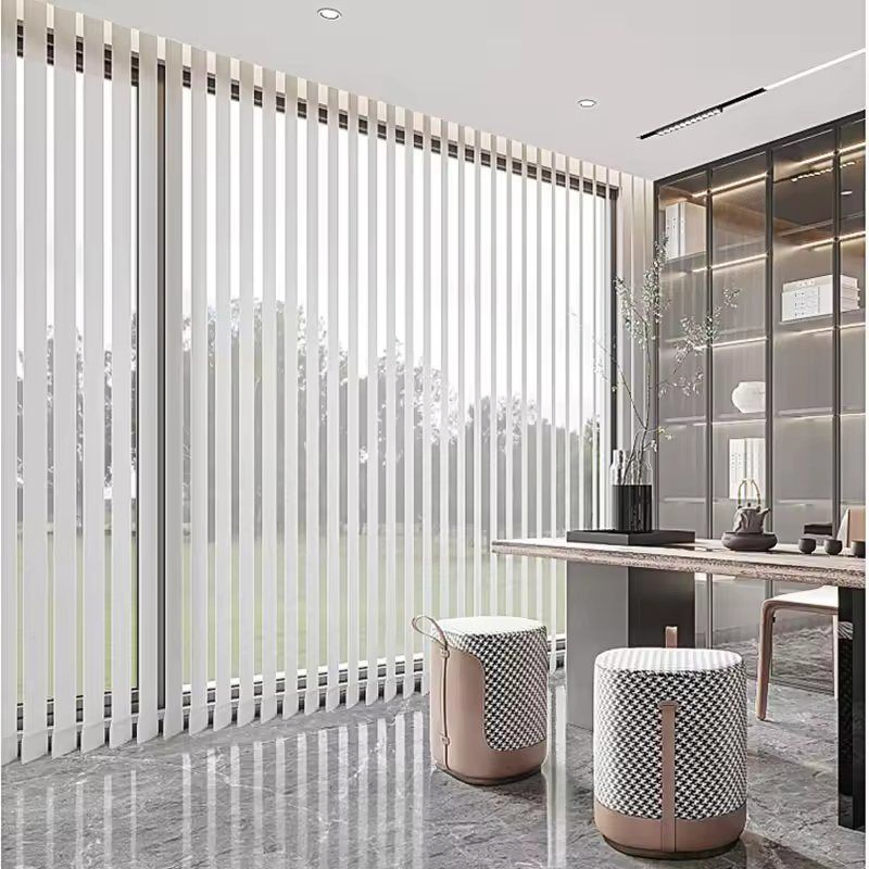Motorized Blind Luxurious Electric Hanas Vertical Sheer Blinds for Window Covering