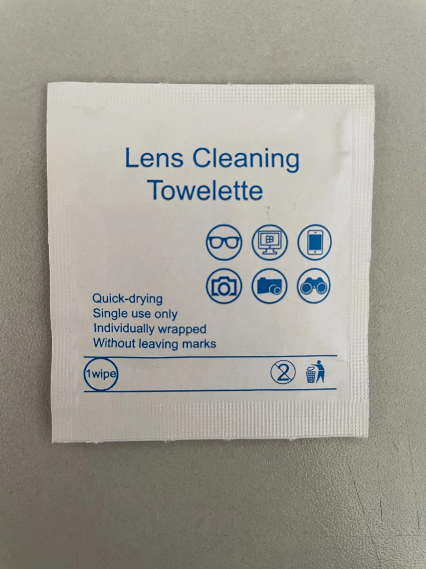 OEM Manufacturer Camera Glasses Lens Cleaning Wet Wipes