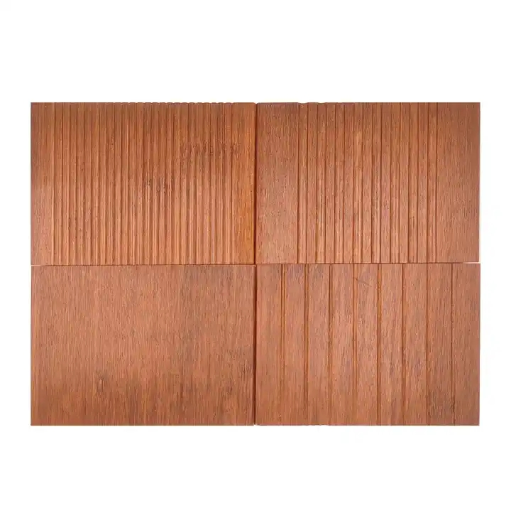 Strand Woven Bamboo Flooring Natural Carbonized Horizontal Vertical Solid Bamboo for Park