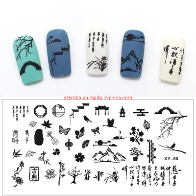 Factory Custom Exquisite DIY Decoration Metal Nail Art Stamping Plate