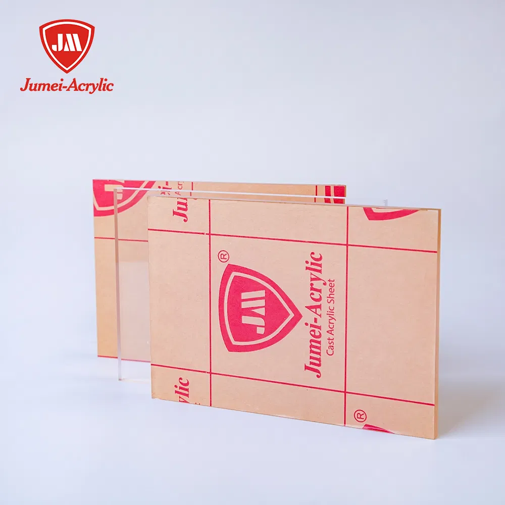 Jumei ISO CE Certificated Custaomizatian Cast Color Clear Acrylic Plastic Sheets