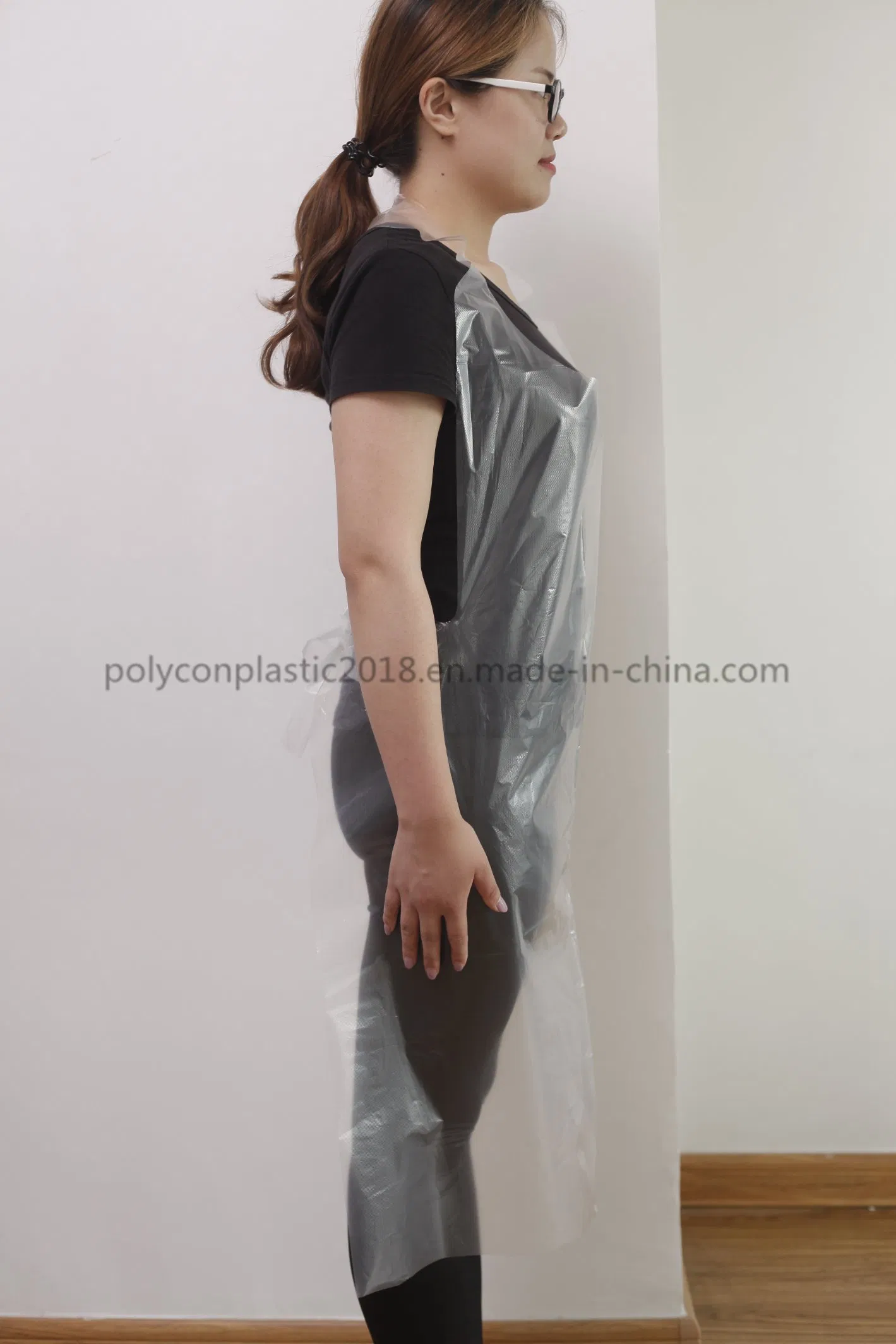 Wholesale Price Clear Transparent Restaurant Kitchen Chef Poly PE LDPE Disposable Plastic Apron