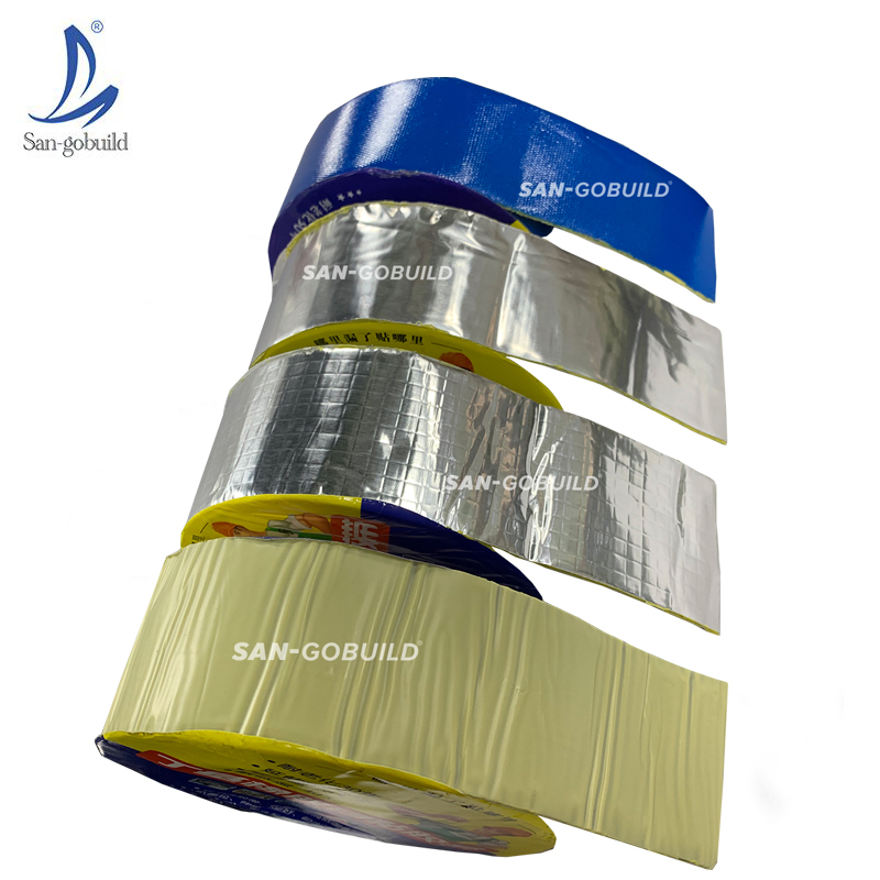 Weathering Resistance Waterproof Materials Tape Butyl Rubber Aluminium Foil Tape